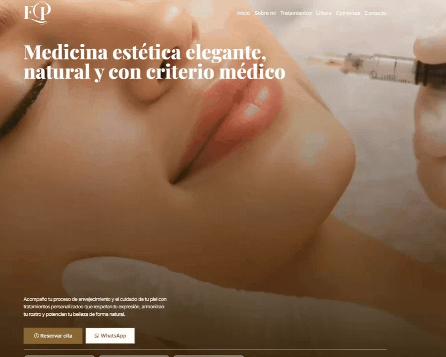 Dra. Estela Perales website — portfolio preview